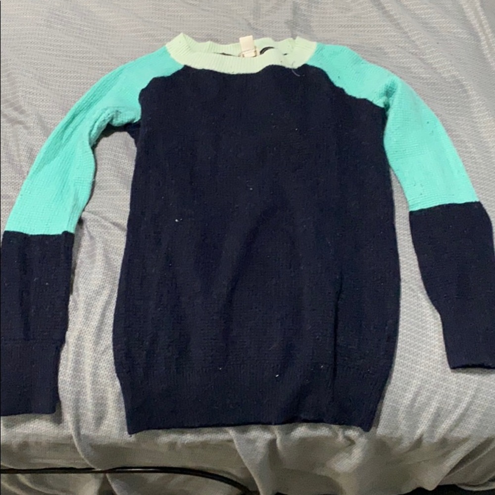 Color block sweater